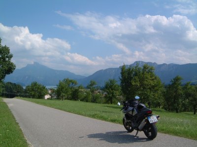 Blick auf den Mondsee