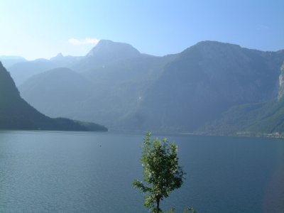 Morgens um halb acht am Hallsttter See