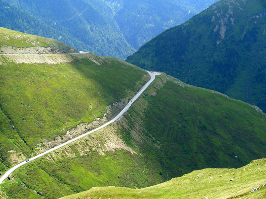 Die Auffahrt zum Penser