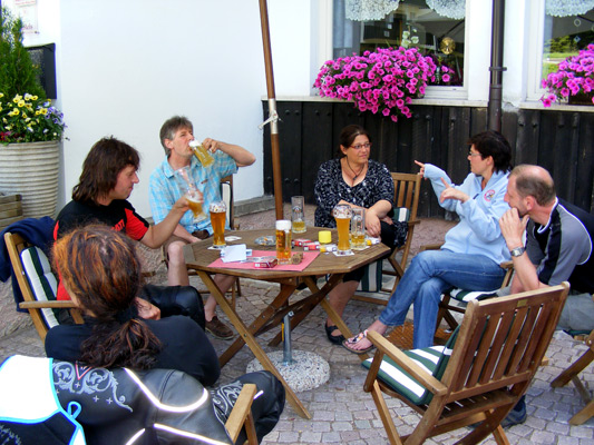 Man hat sich viel zu erz�hlen