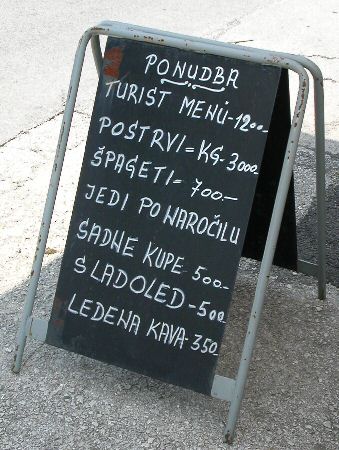 Turisten Menue