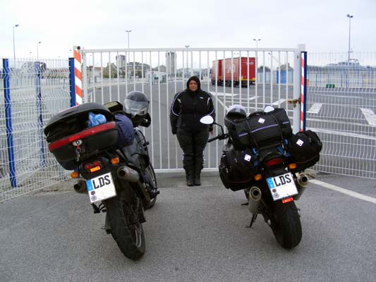 an der F�hre in Cherbourg