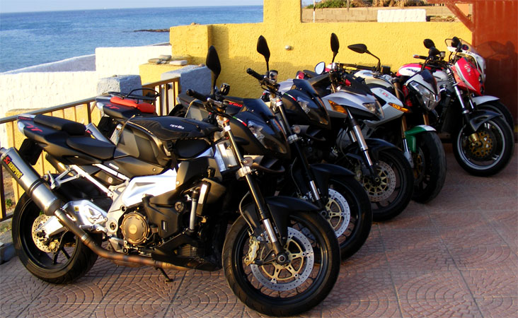 Parkplatz mit Meerblick