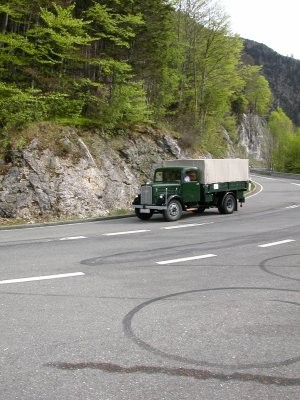 Altes Umweltmobil am KOCHLSEE